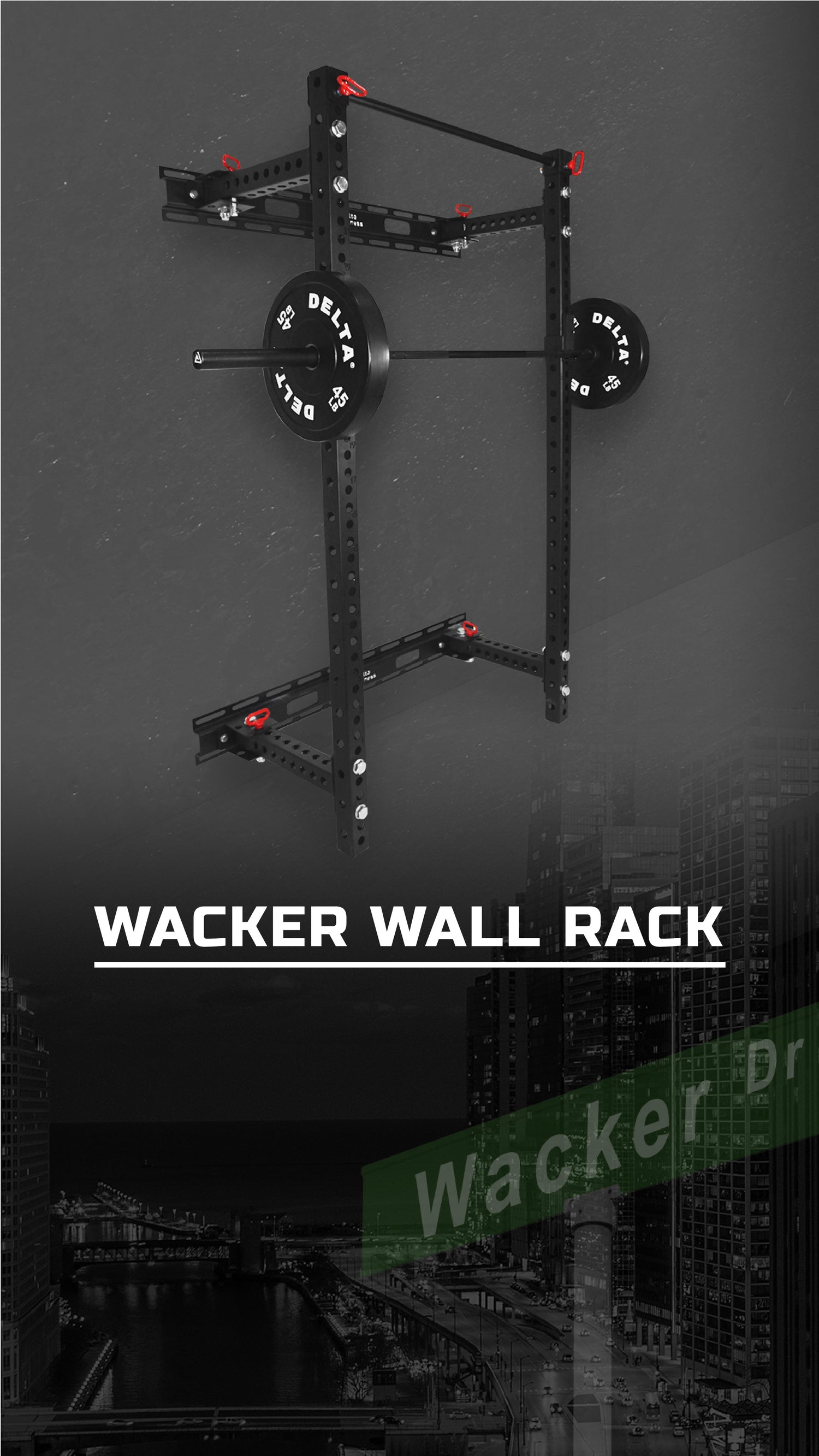 Wacker Wall Rack - The Game Changer By Delta Fitness